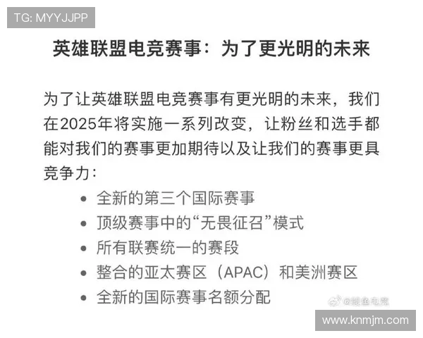 《全球电竞赛事迎来新变革 多项创新规则助力赛事公平性提升》 《全球电竞赛事迎来新变革 多项创新规则助力赛事公平性提升》